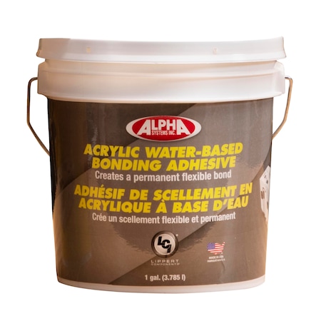 Alpha Systems 862400 8019 Water-Based Bonding Adhesive - Gallon